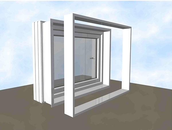 Abdeckrahmen Standard für Kellerfenster